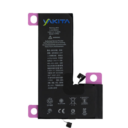 Yakita High-capacity Original Battery for iPhone 11 Pro (A2215 /A2160 /2217) Battery 3500mAh