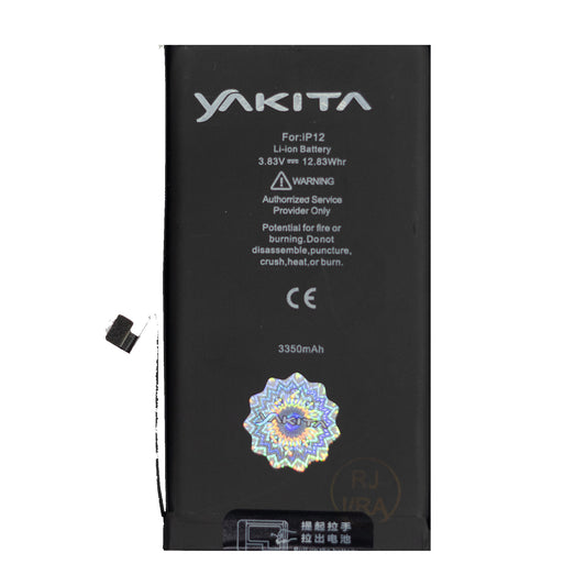 Yakita High-Capacity Original battery for Iphone 12 (A2402,A2403,A2404,A2172) 3350mAh