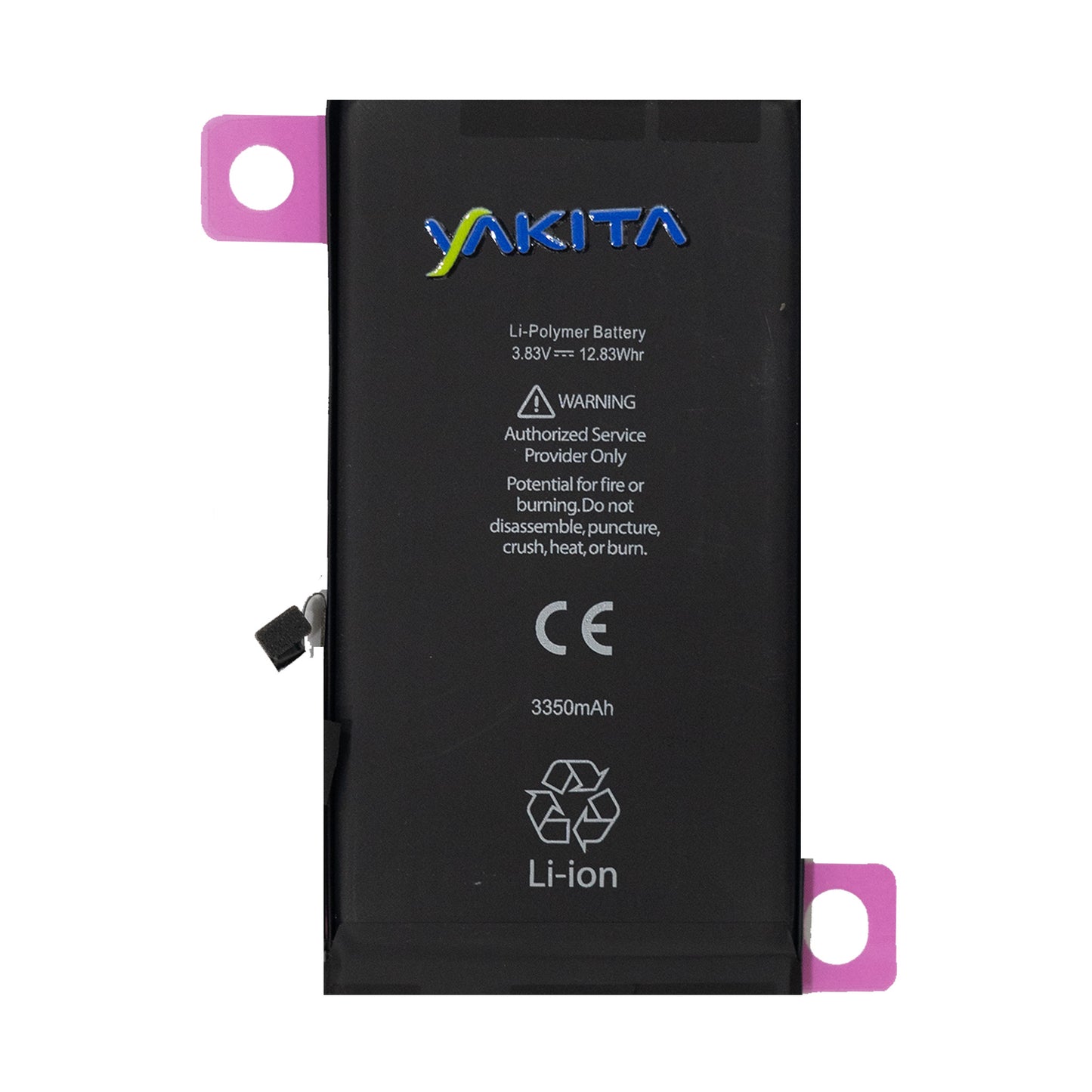 yakita high-capacity original battery compatible for iphone 12 pro (a2407, a2341, a2406, a2408)3350mah