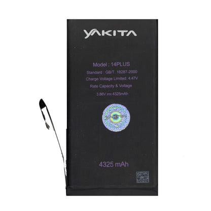 YAKITA High-Capacity Original Battery for Apple iPhone 14 PLUS (A2886, A2632, A2885, A2896, A2887, A2850) 4325mAh