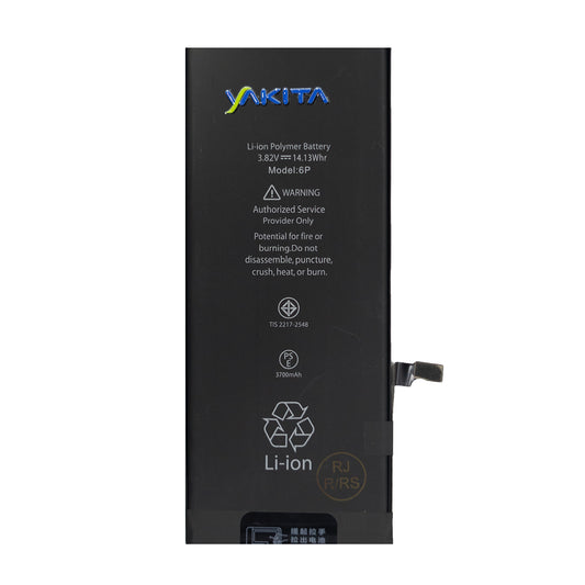 Yakita High-Capacity Original Battery Compatible for iPhone 6 PLUS (A1522, A1524) 3700mAh