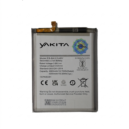 Yakita High-Capacity Original EB-BA315ABY Battery for Samsung A31/A31S/A22/A32