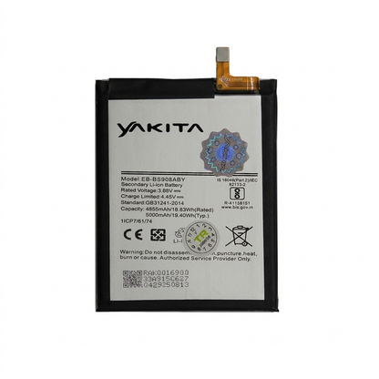Yakita High-Capacity Original Battery EB-BS908ABY for Samsung Galaxy S22 Ultra 5G 5000mAh