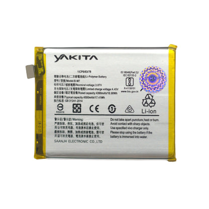 Yakita High-Capacity Original B-M7 Battery for Vivo S6 5G V1962A / V1962 Battery 4500mAh
