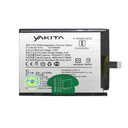 Yakita High-Capacity Orignal B-Y2 Battery for Vivo V27e (V2237) 4600mAh