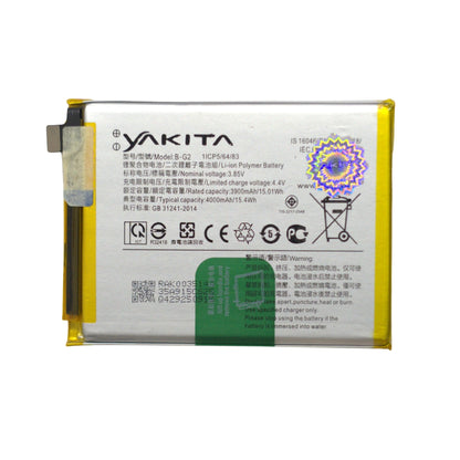 Yakita High-Capacity Original B-G2 Battery for Vivo Y12 1904,1940,V15 1819 Battery 4000mAh