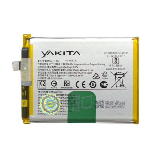 Yakita High-Capacity Original B-06 Battery for Vivo V20 SE V2022 V2023 Battery 4020mAh