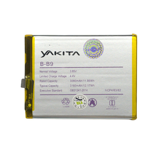 Yakita High-Capacity Original B-B9 Battery for vivo V5 Plus/VIVO 1611 / X9 / X9i / X9 Plus Battery 3080mAh