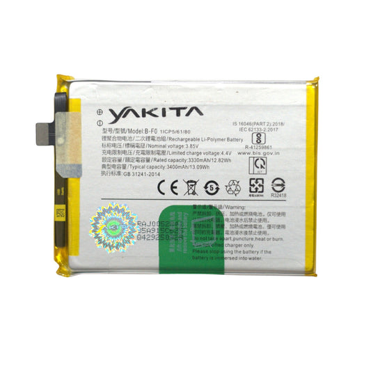 Yakita High-Capacity Original B-F0 Battery for Vivo V11 /V11 Pro 1804/1806/1814 / PD1813F Battery 3330mAh