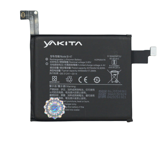Yakita High-Capacity Original B-K7 Battery Compatible for Vivo iQOO 3 5G (I1927, I1928, V1955A) - (4440mAh)