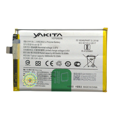 Yakita High-Capacity Original B-T7 battery for for Vivo B85 B-85  Y33 Y 33 5000mAh