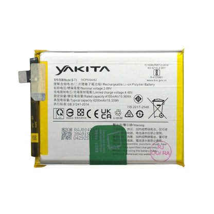 Yakita High-Capacity Original B-T3 Battery for Vivo V23 5G V2130 4200mAh