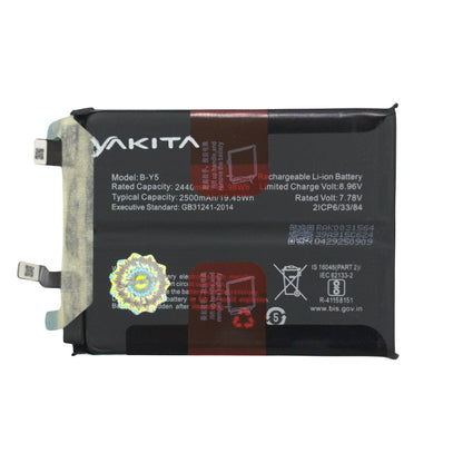 Yakita High-Capacity Original B-Y5 Battery for Vivo iQOO Neo 7 Pro 5G (I2217) 2500mAh