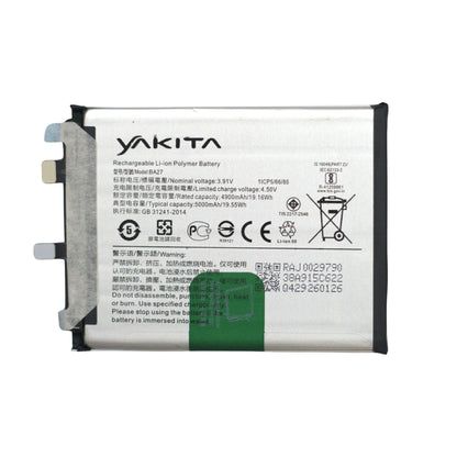 Yakita High-Capacity Original BA27 Battery for Vivo Y100 5G V2239 5000mAh