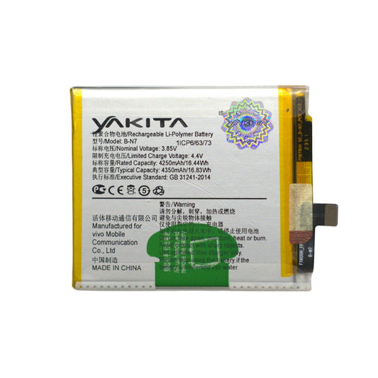 Yakita High-Capacity Original B-N7 Battery for Vivo X50 Pro Plus V2011A 4350mAh