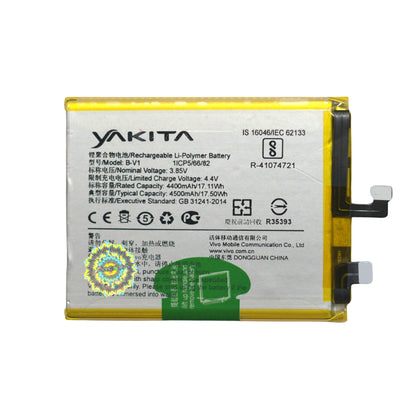 Yakita High-Capacity Original B-V1 Battery for Vivo S15 V2203A 4500mAh
